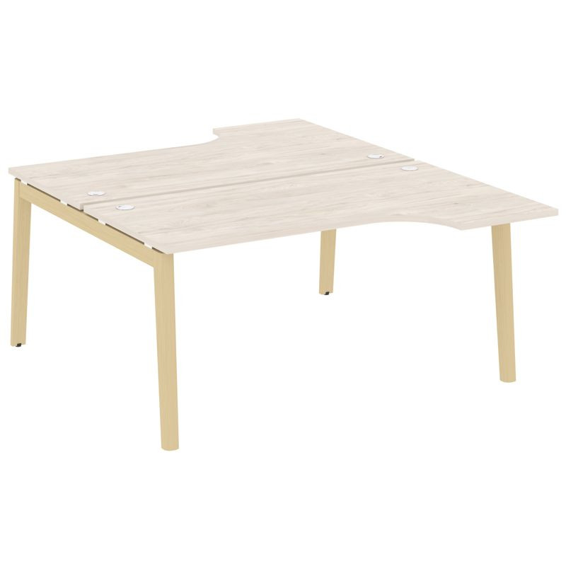 Onix Wood Рабочая станция OW.D.SA-1 Денвер Светлый/Дуб Светлый/Металл Белый 1580*1995*750 (1475/460)