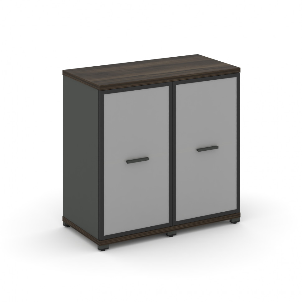 Concept Шкаф 2 узкие секции, 2 ниши CN.STU-223 RMB A Дуб Мали/Антрацит/Металл Антрацит/Сатин 836*420