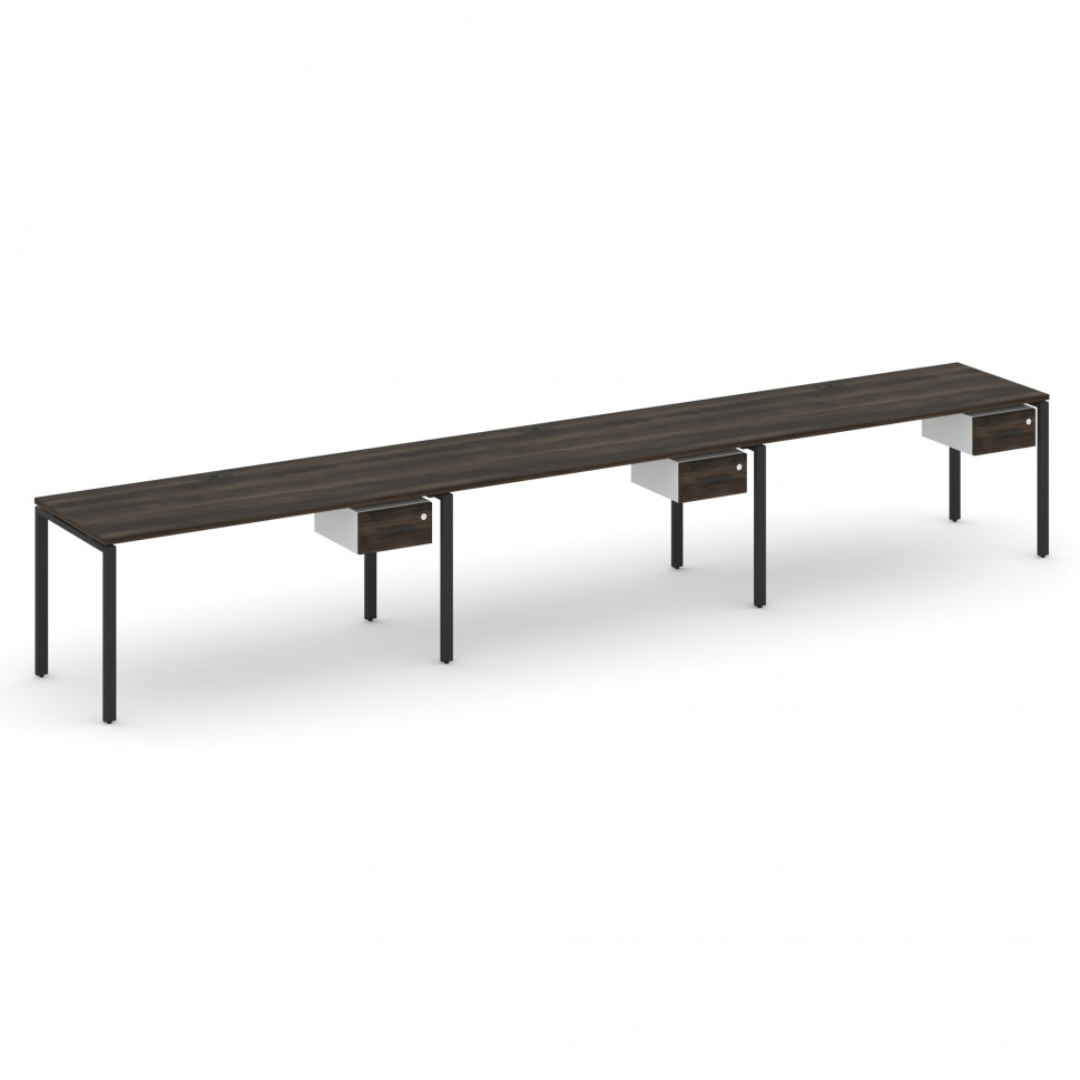 Concept Рабочая станция односторонняя с подвес. тумбами 3 места CN.ORS-132 B Дуб Мали/Белый Бриллиан Concept Рабочая станция односторонняя с подвес. тумбами 3 места CN.ORS-132 B Дуб Мали/Белый Бриллиан