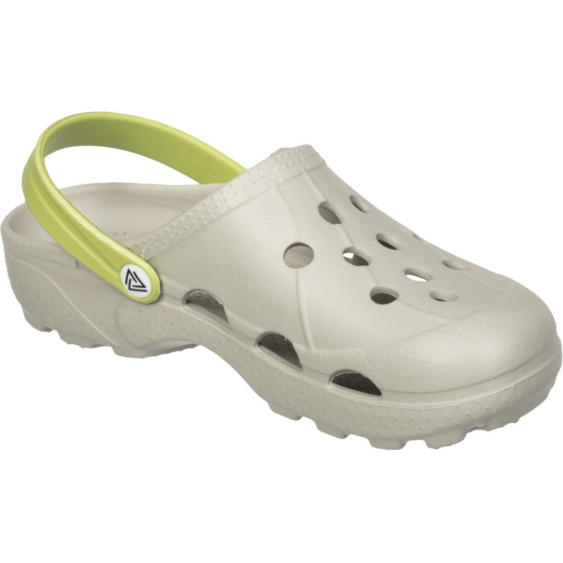 Сабо женские EVART Ола дымчато-серый/салатовый р.38