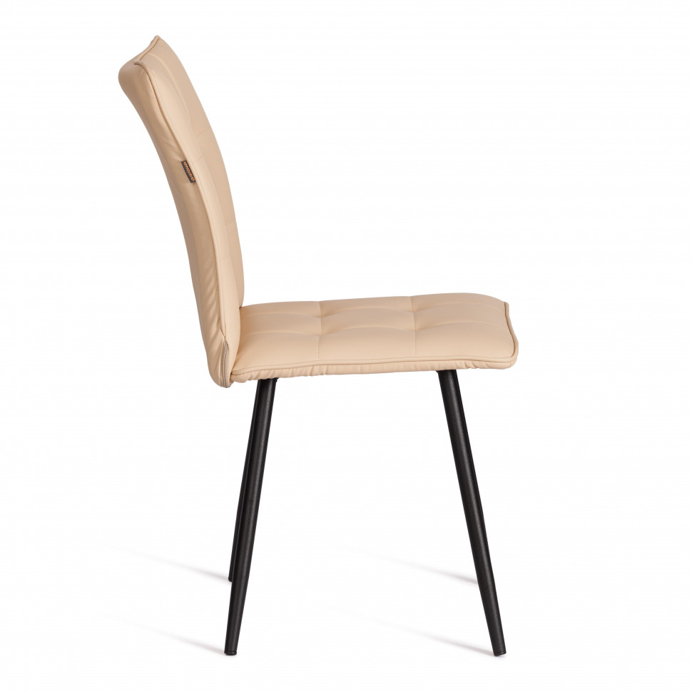 Стул обеденный Bari LT, экокожа, бежевая, 41х55х89 см