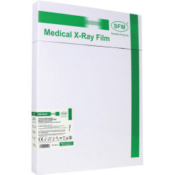Рентгеновская пленка зеленочувствительная, SFM X-Ray GF, КОМПЛЕКТ 100 л., 30х40 см, 629105