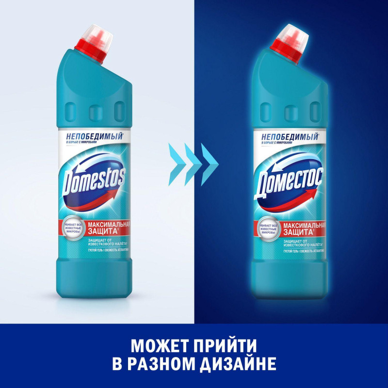 Средство для сантехники Доместос универсальное Свежесть Атлантики 1л