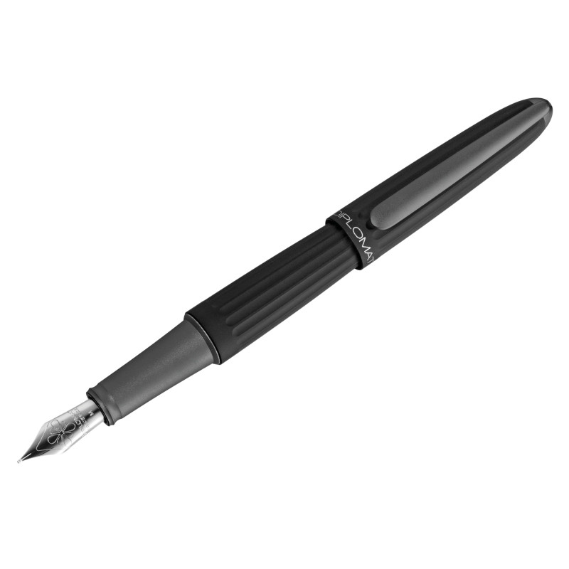 Ручка перьевая DIPLOMAT Aero black F синий D40301023