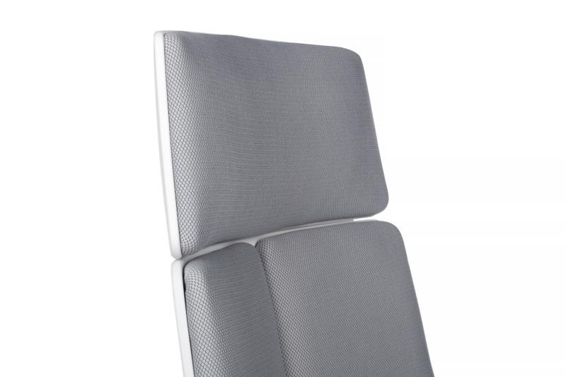 Кресло Ай Кью РВ RCH 8989 Белый пластик/Светло-серый