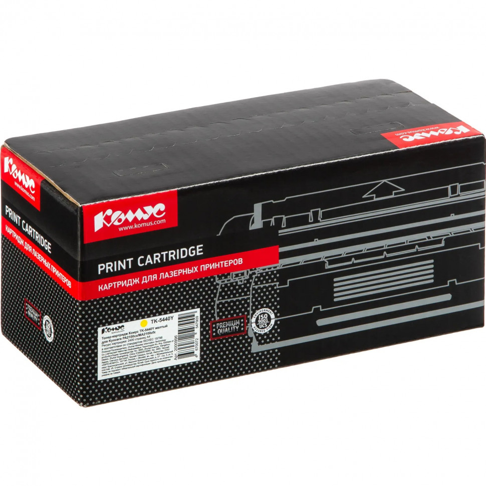 Тонер-картридж Комус TK-5440Y жел. для Kyocera PA2100cx/MA2100cfx