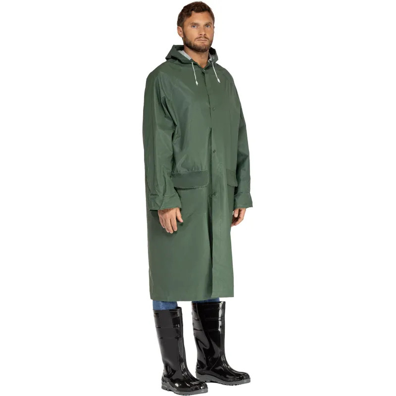 Плащ влагозащитный ПВХ (МA305) зеленый M (48-50) (арт. MA305VETM2)