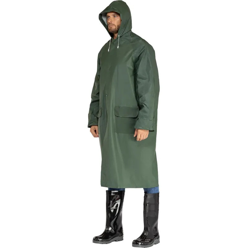 Плащ влагозащитный ПВХ (МA305) зеленый M (48-50) (арт. MA305VETM2)