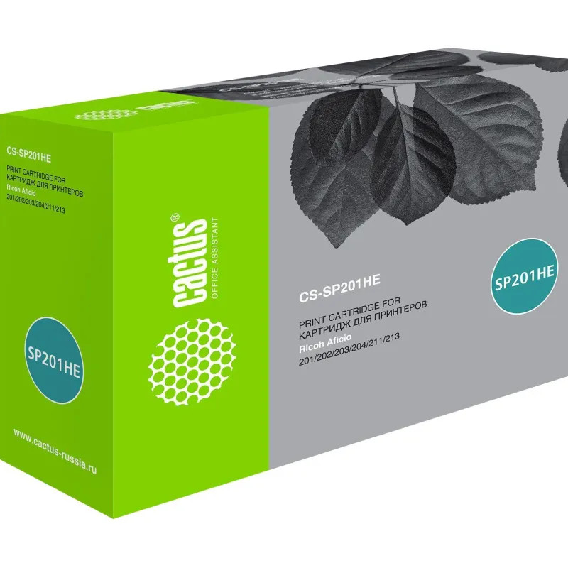 Картридж лазерный Cactus CS-SP201HE черный (2600стр.) для Ricoh SP