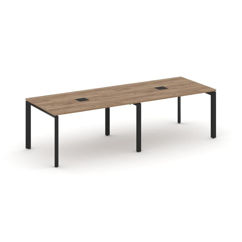 Style Project Стол переговорный SN-59P.SPRG-011 Дуб Табак/Металл Черный 1960*980*750