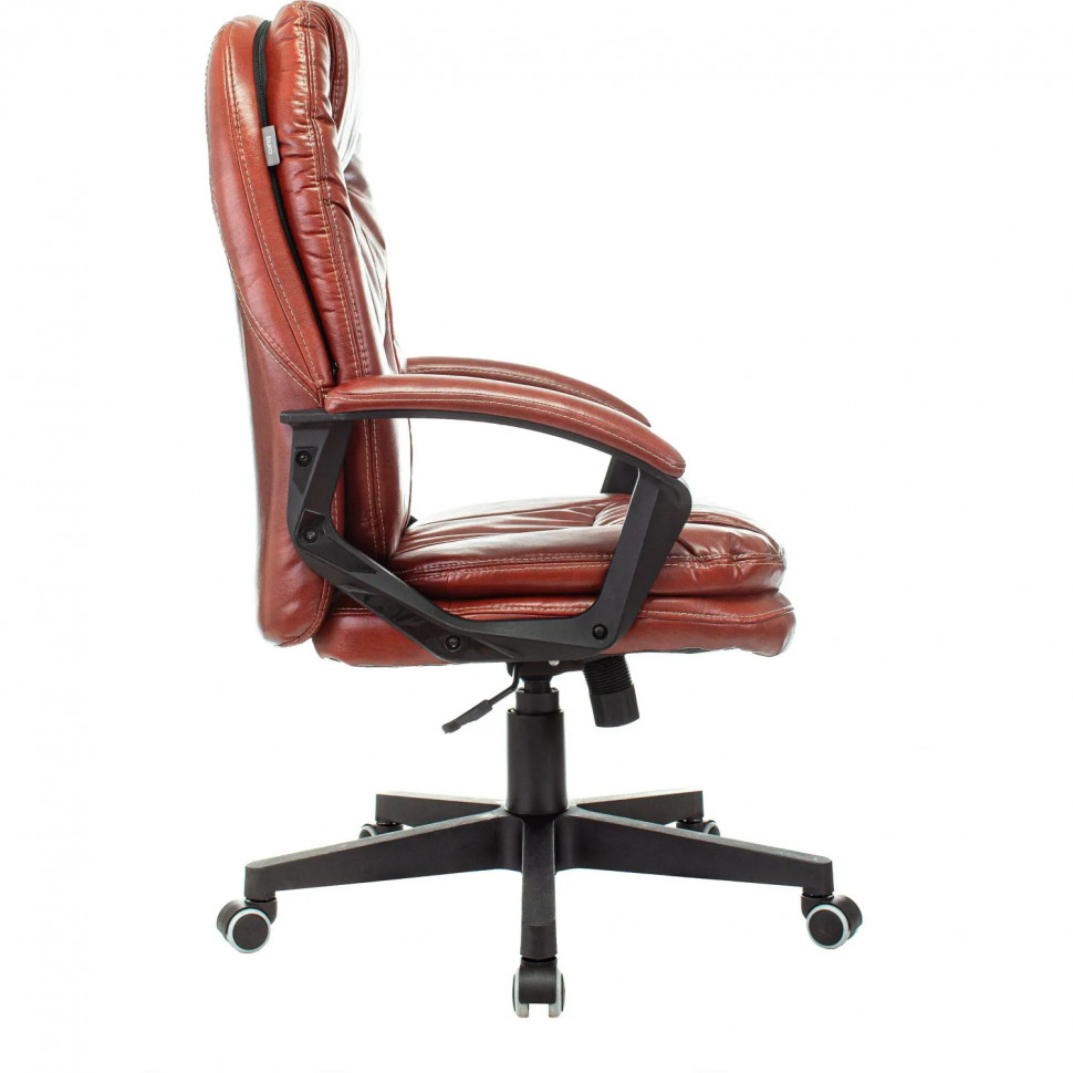 Кресло VB_Бюрократ CH-868N коричневый  эко.кожа крестов. пластик