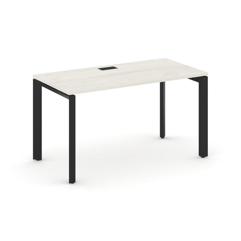 Style Project Стол письменный SN-59P.SP-022 Дуб Наварра/Металл Черный/Черный Заглушка 1180*800*750