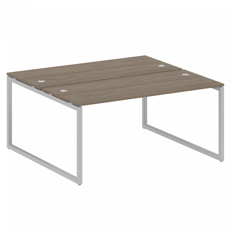 Metal System Quattro Рабочая станция на О-образном м/к 40БО.РАС-СП-2.4 Вяз Благородный/Металл Серый Metal System Quattro Рабочая станция на О-образном м/к 40БО.РАС-СП-2.4 Вяз Благородный/Металл Серый