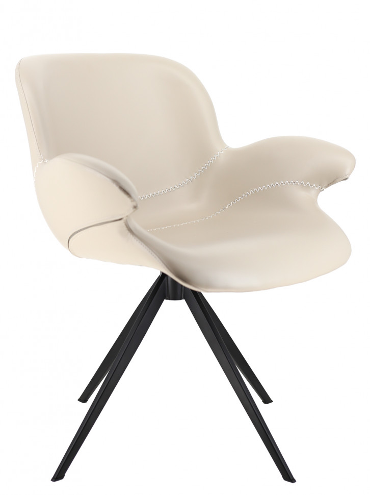 Обеденное кресло Everprof Aurora (Аврора) Экокожа Бежевый