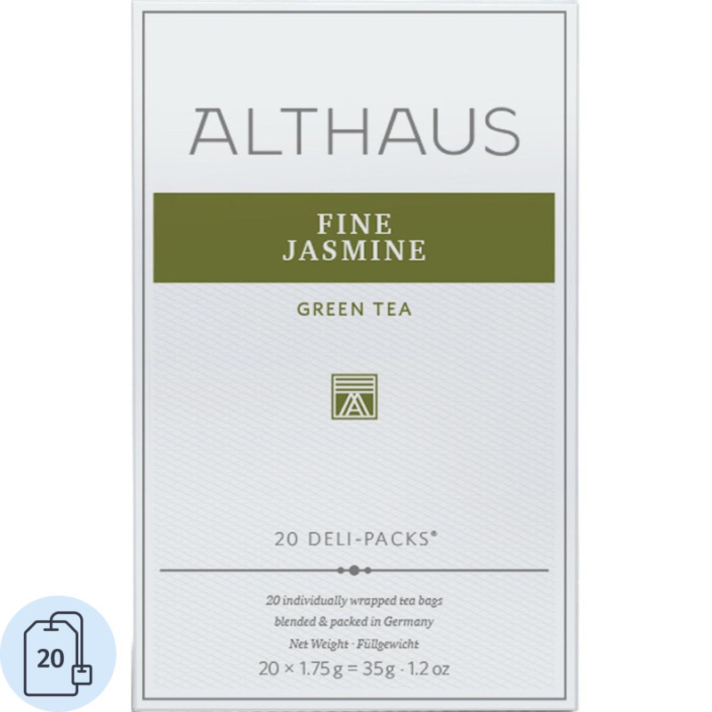 Чай Althaus Deli Pack Fine Jasmine ,20пак x 1,75г