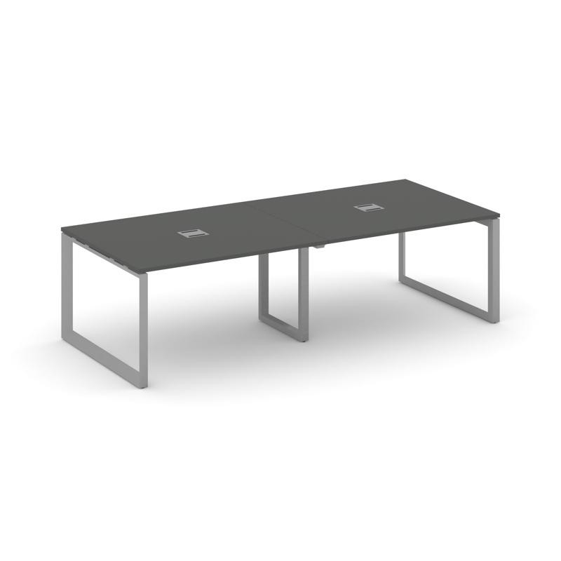 Style Project Стол переговорный SN-59O.SPRG-042 Антрацит/Металл Серый 2360*1180*750