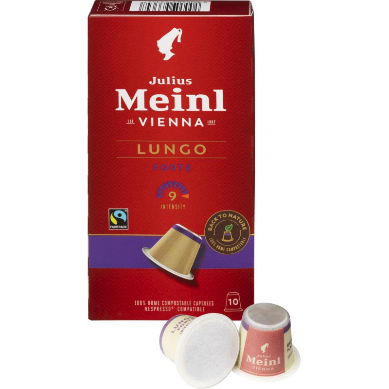Кофе в капсулах Julius Meinl Lungo Forte, 10кап/уп