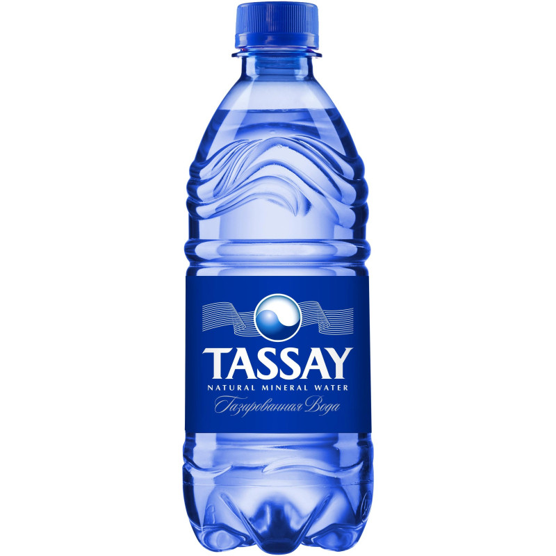 Вода минеральная TASSAY газированная пэт 0,5л