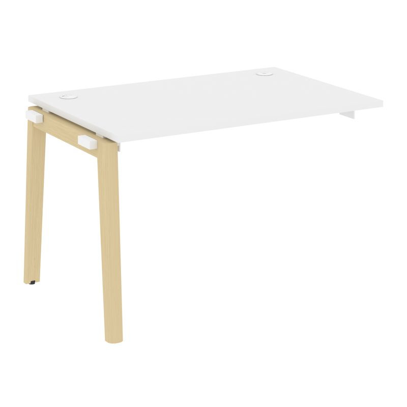 Onix Wood Наборный эл. раб. станции OW.1.NRS-2.8 Белый Бриллиант/Дуб Светлый/Металл Белый 1180*800*7