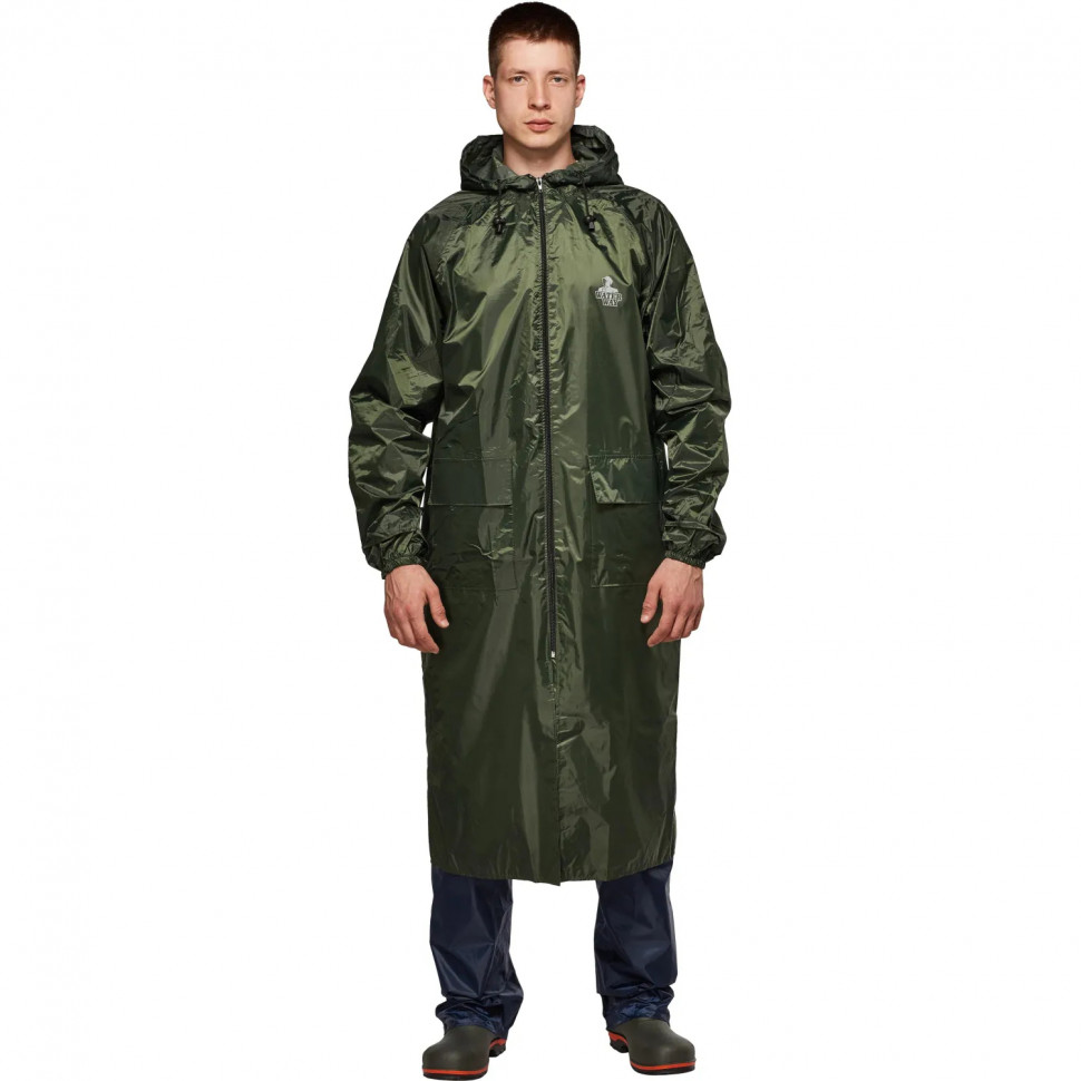 Плащ влагозащитный Тайфун зеленый 52-54/170-176