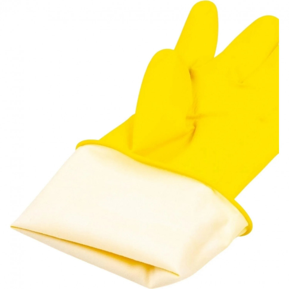 Перчатки резиновые PACLAN Professional латекс желтый 4073254 р.S