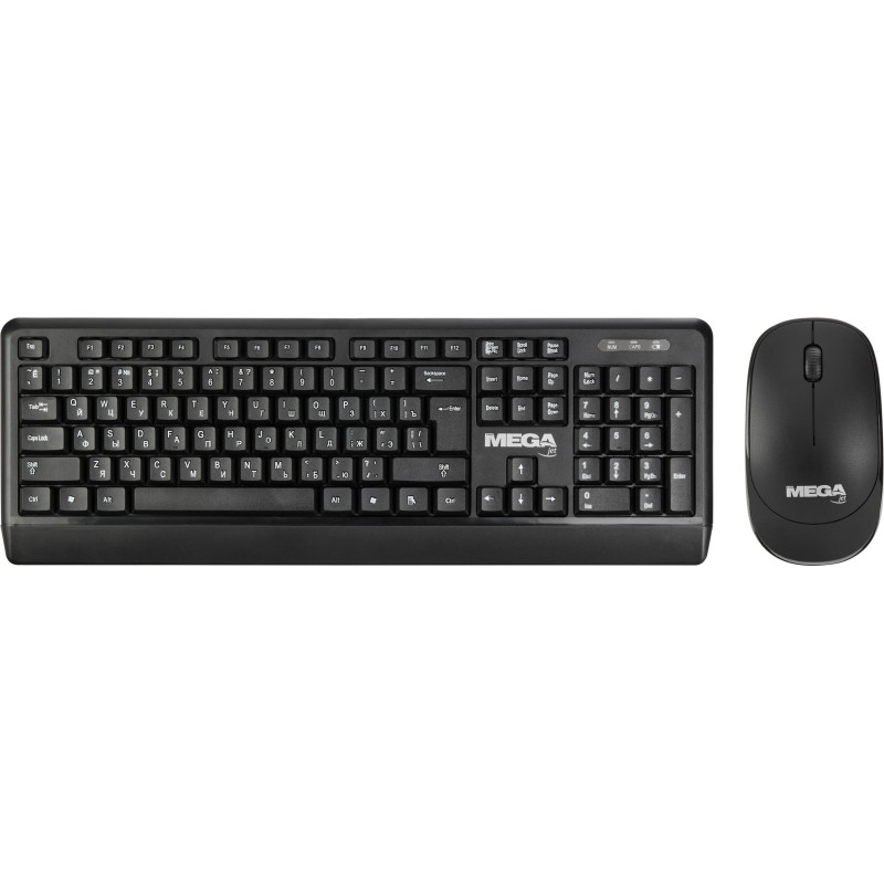 Набор клавиатура+мышь ProMega jet WKMC003 USB WLS RT/1+1 АА/dpi1200/3кн/чер