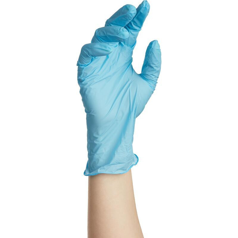 Перчатки нитрил н/о,н/с,текст голуб. Armilla (XL)  50пар/уп