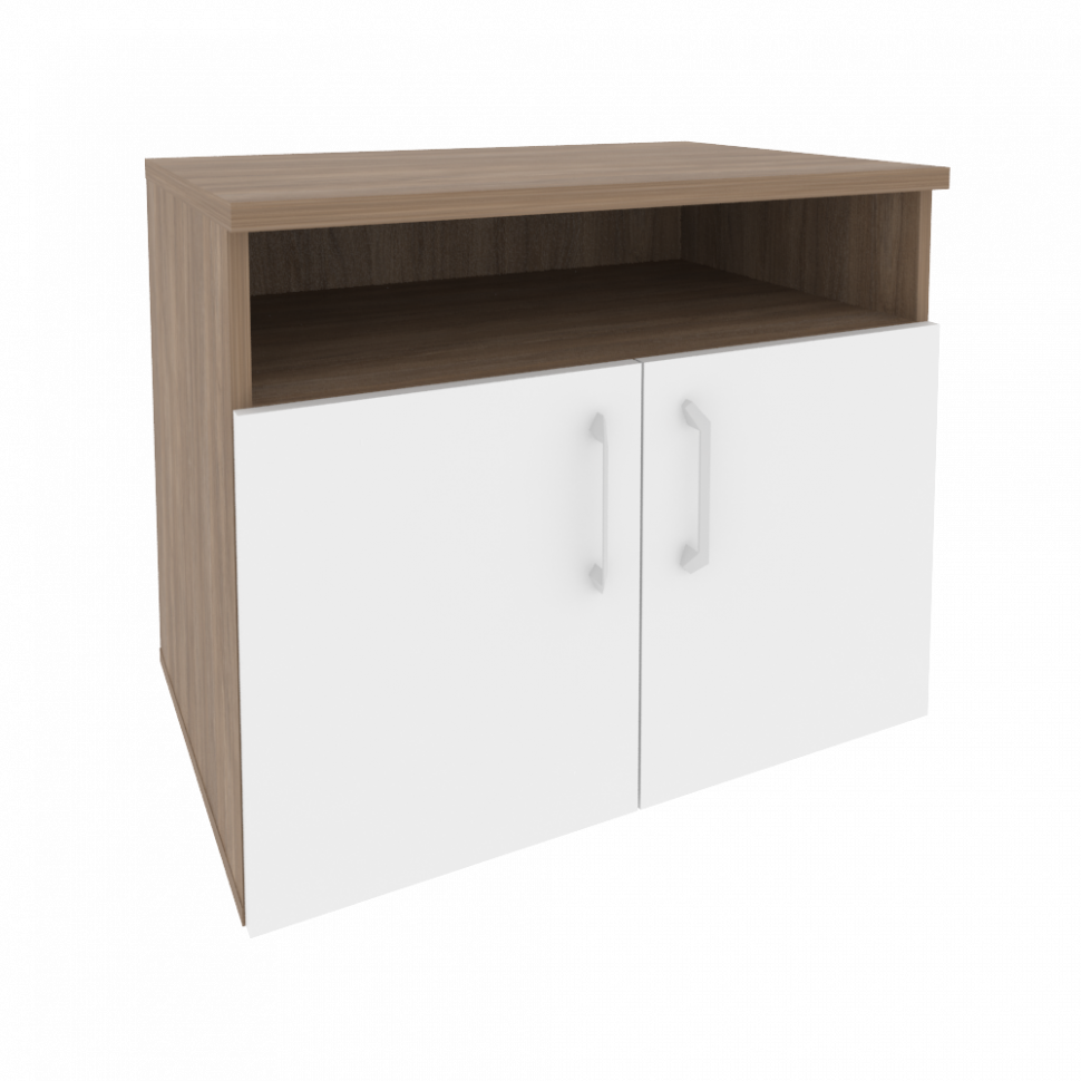 Onix Тумба для оргтехники O.TM-1 Дуб Аризона/Белый Бриллиант 800*600*680