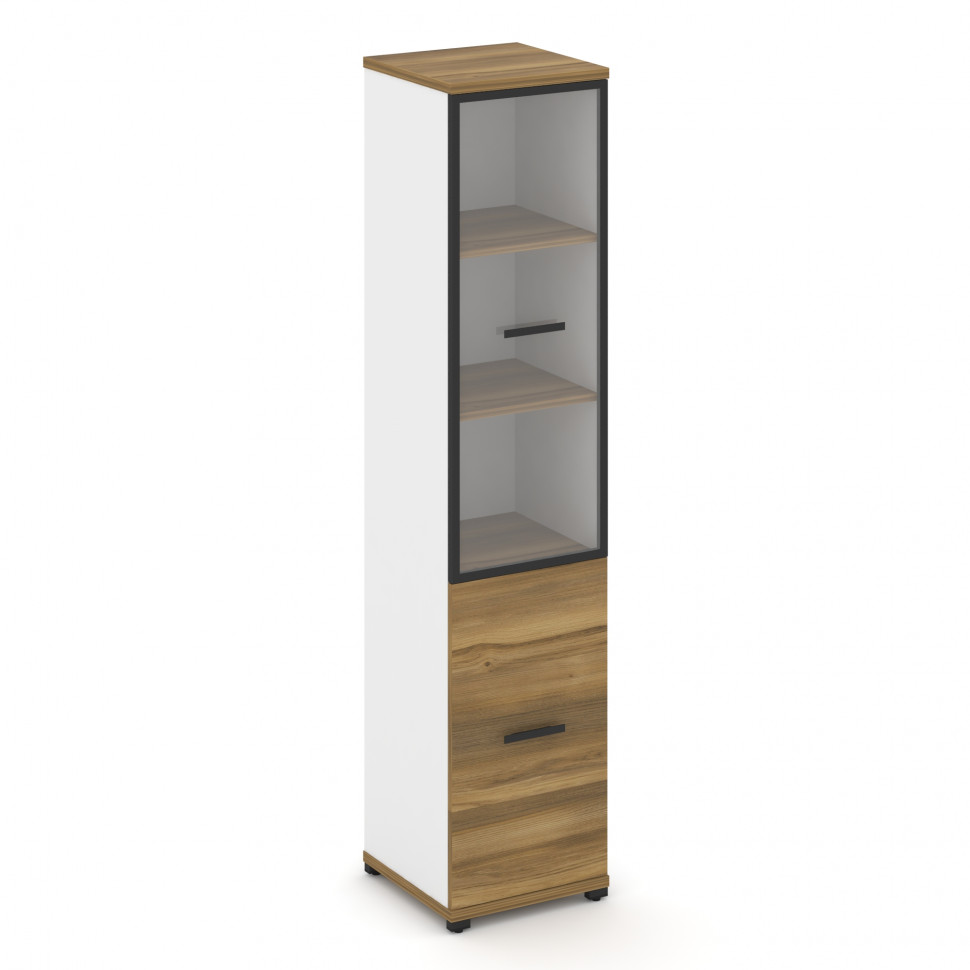 Concept Шкаф 1 узкая секция, 5 ниш CN.STU-512 RPB B Сандал Янтарный/Белый Бриллиант/Металл Черный/Пр Concept Шкаф 1 узкая секция, 5 ниш CN.STU-512 RPB B Сандал Янтарный/Белый Бриллиант/Металл Черный/Пр