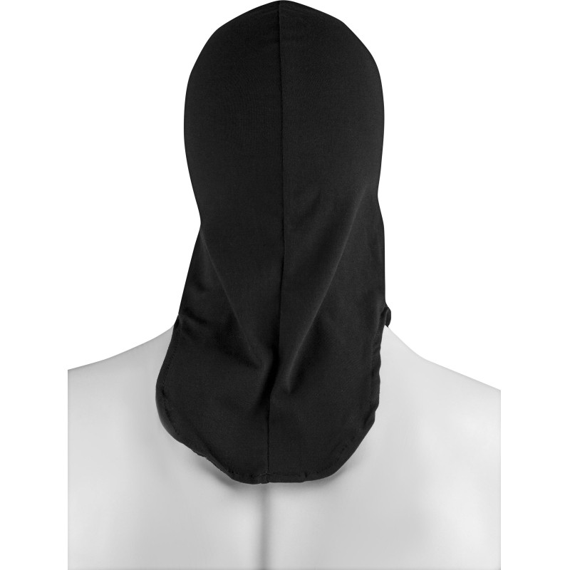 Балаклава -подшлемник трикотаж плотность 120г р-р универсальный цв.черный