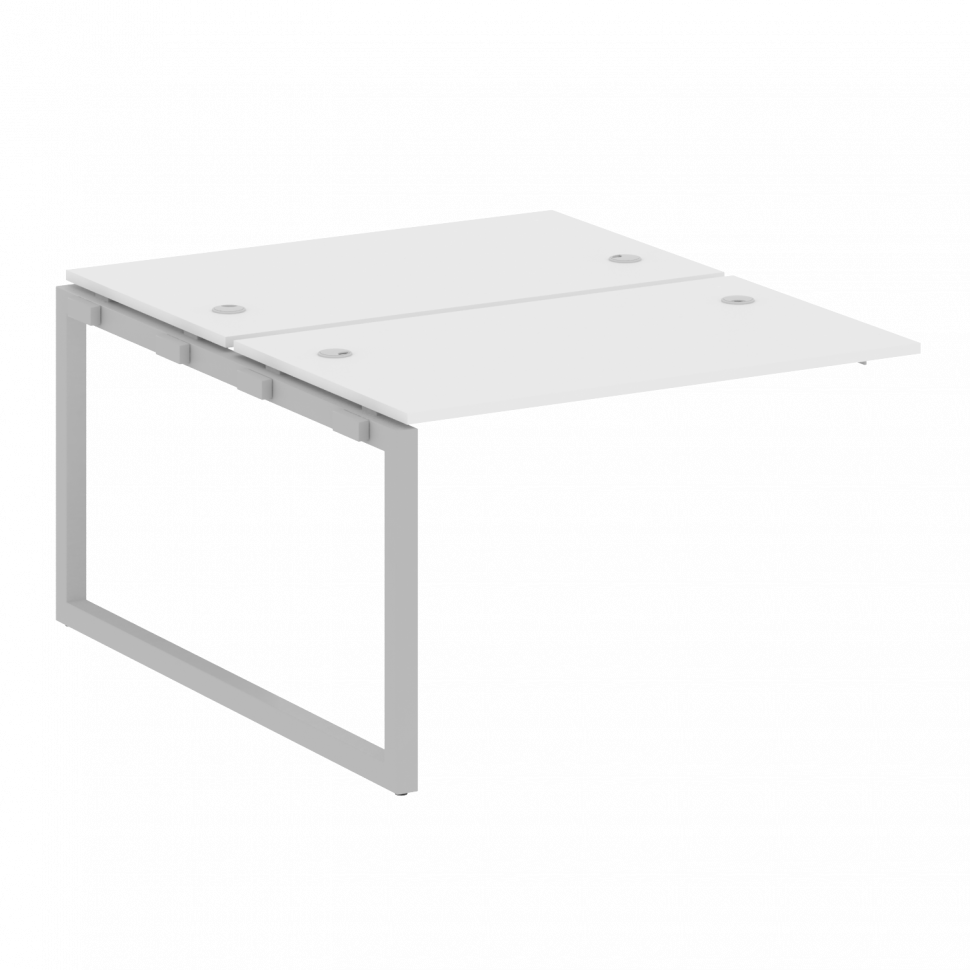 Metal System Quattro Проходной элемент рабочей станции на О-образном м/к 50БО.ПРС-СП-2.2 Белый/Метал Metal System Quattro Проходной элемент рабочей станции на О-образном м/к 50БО.ПРС-СП-2.2 Белый/Метал