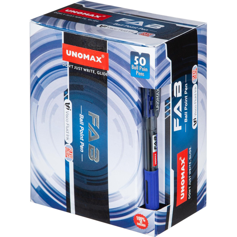 Ручка шариковая автомат. Unomax/Unimax Fab GP 0,7мм,син,масл,манж