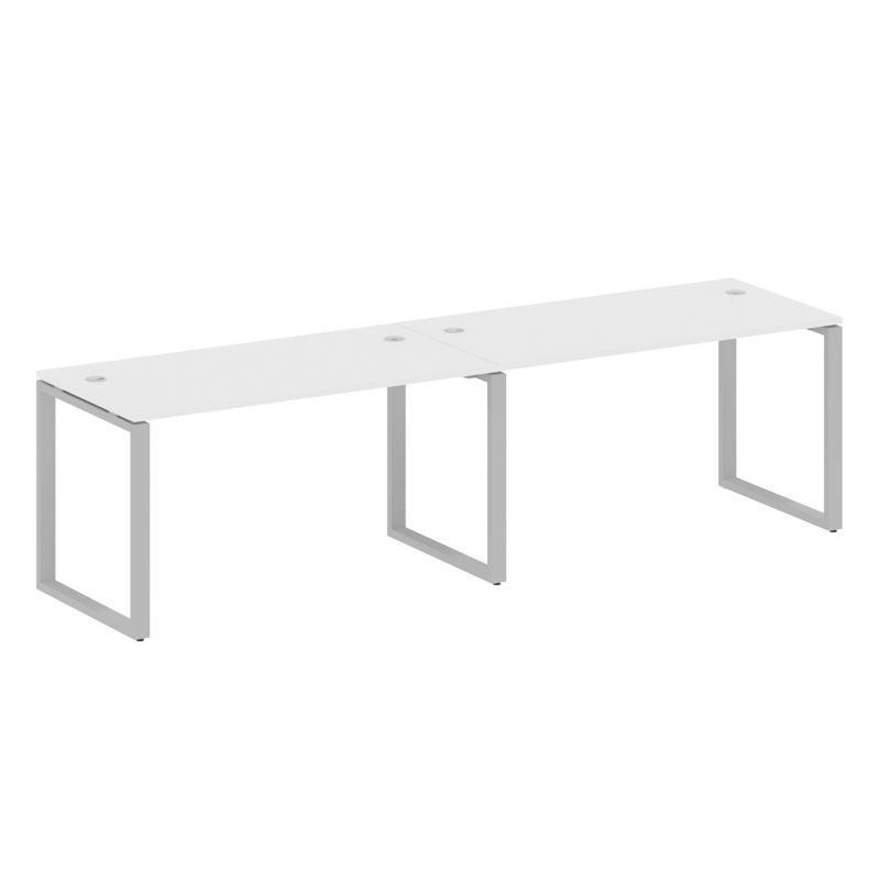 Metal System Рабочая станция на 2 места на О-образном м/к БО.СМ-2.3 Белый/Металл Серый 2800*720*750 Metal System Рабочая станция на 2 места на О-образном м/к БО.СМ-2.3 Белый/Металл Серый 2800*720*750