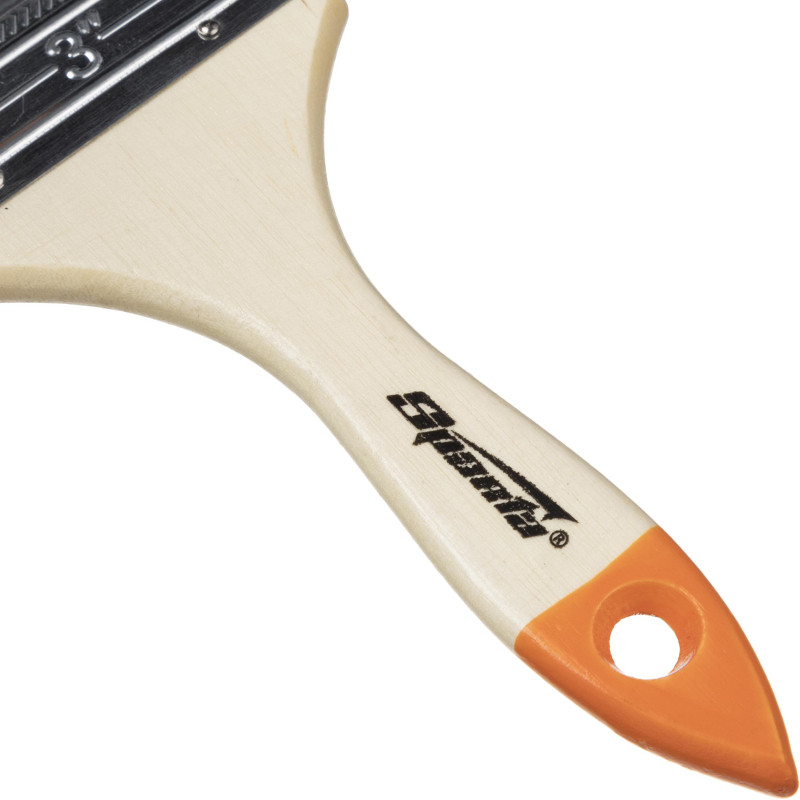 Кисть плоская Slimline 75 мм,натуральная щетина,дерев.ручка//Sparta(824405)