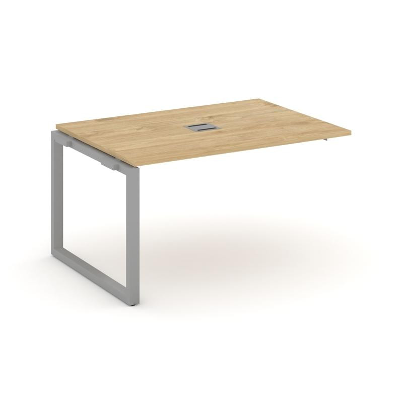 Style Project Проходной наб. элем. перег. стола SN-59O.NSPRG-003 Тиквуд Светлый/Металл Серый 1380*98