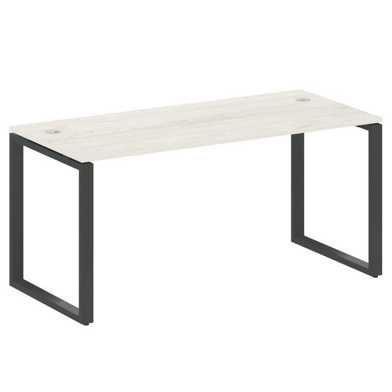 Metal System Стол письменный на О-образном м/к БО.СП-4 Дуб Наварра/Металл Антрацит 1600*720*750