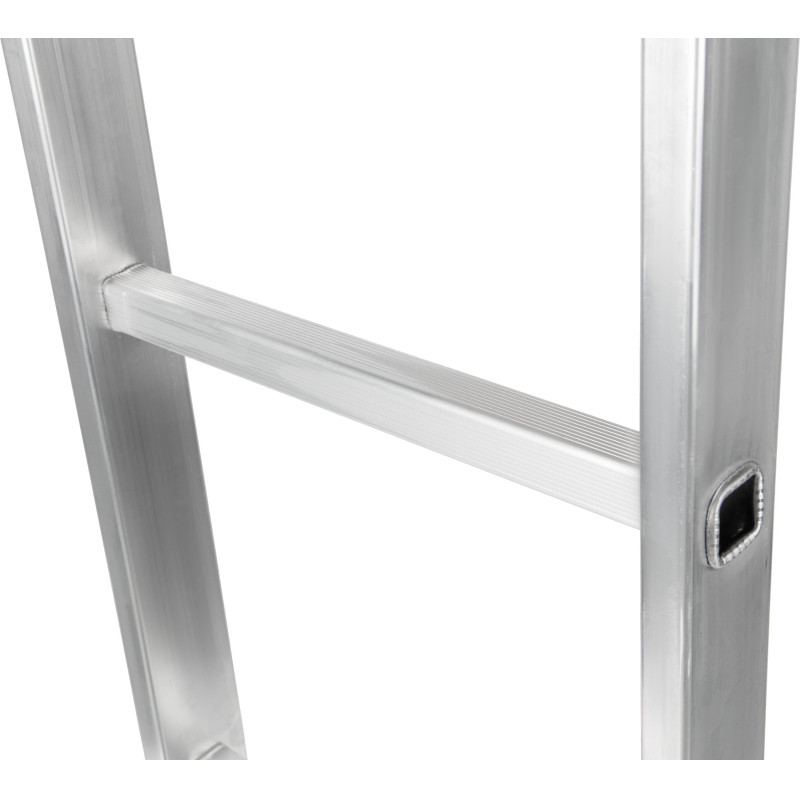 Лестница трехсекционная алюминиевая 3х6 ступеней TOPFORT