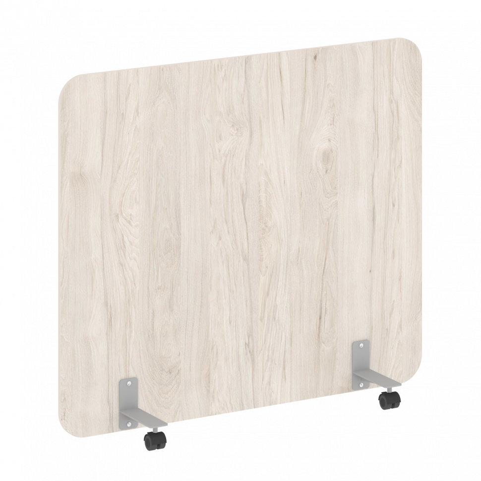 R-line Перегородка на металлических опорах, на роликах DP.R-140-120 Денвер Светлый/Металл Серый 1400