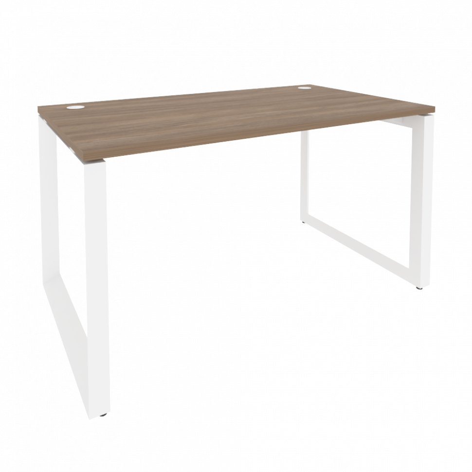Onix Стол рабочий на О-образном м/к O.MO-SP-3.8 Дуб Аризона/Металл Белый 1380*800*750