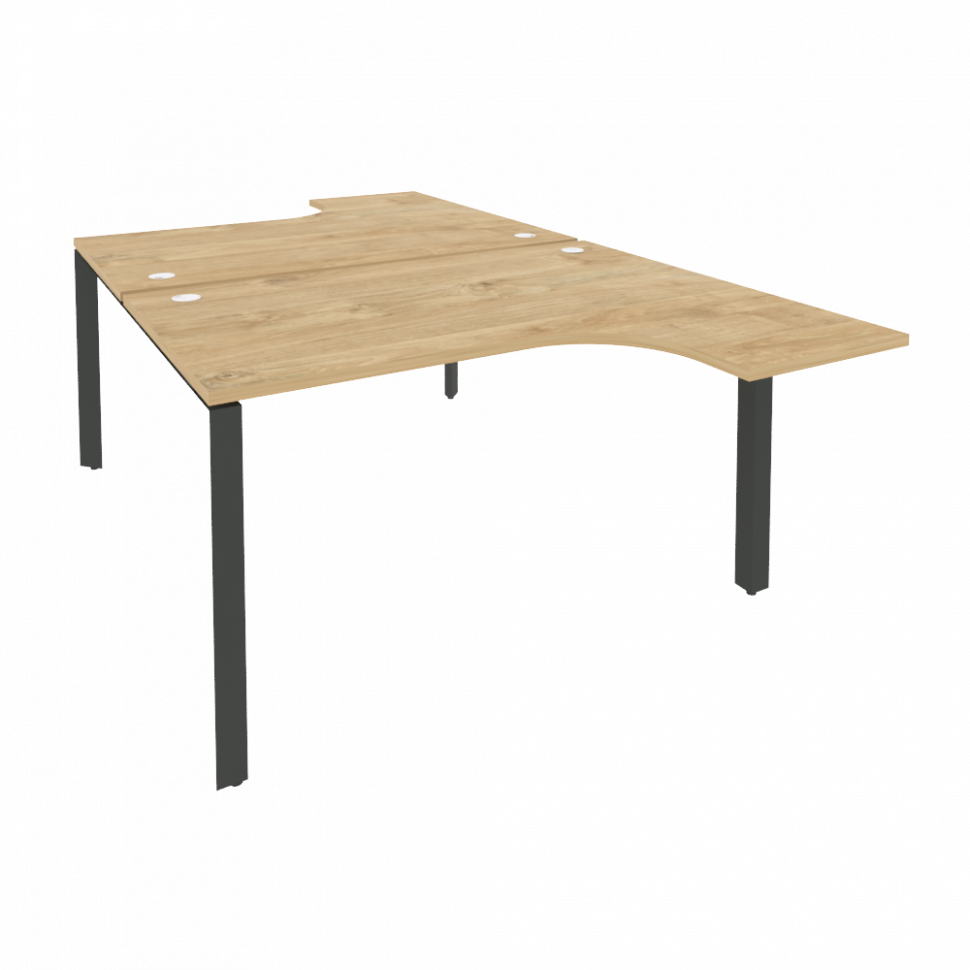 Onix Рабочая станция на П-образном м/к O.MP-D.SA-3 Тиквуд Светлый/Металл Антрацит 1380*2395*750 (163 Onix Рабочая станция на П-образном м/к O.MP-D.SA-3 Тиквуд Светлый/Металл Антрацит 1380*2395*750 (163