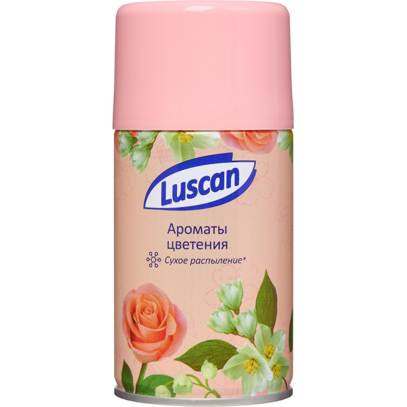 Баллон сменный для автоосвежителя Luscan 250мл Ароматы цветения сух распыл