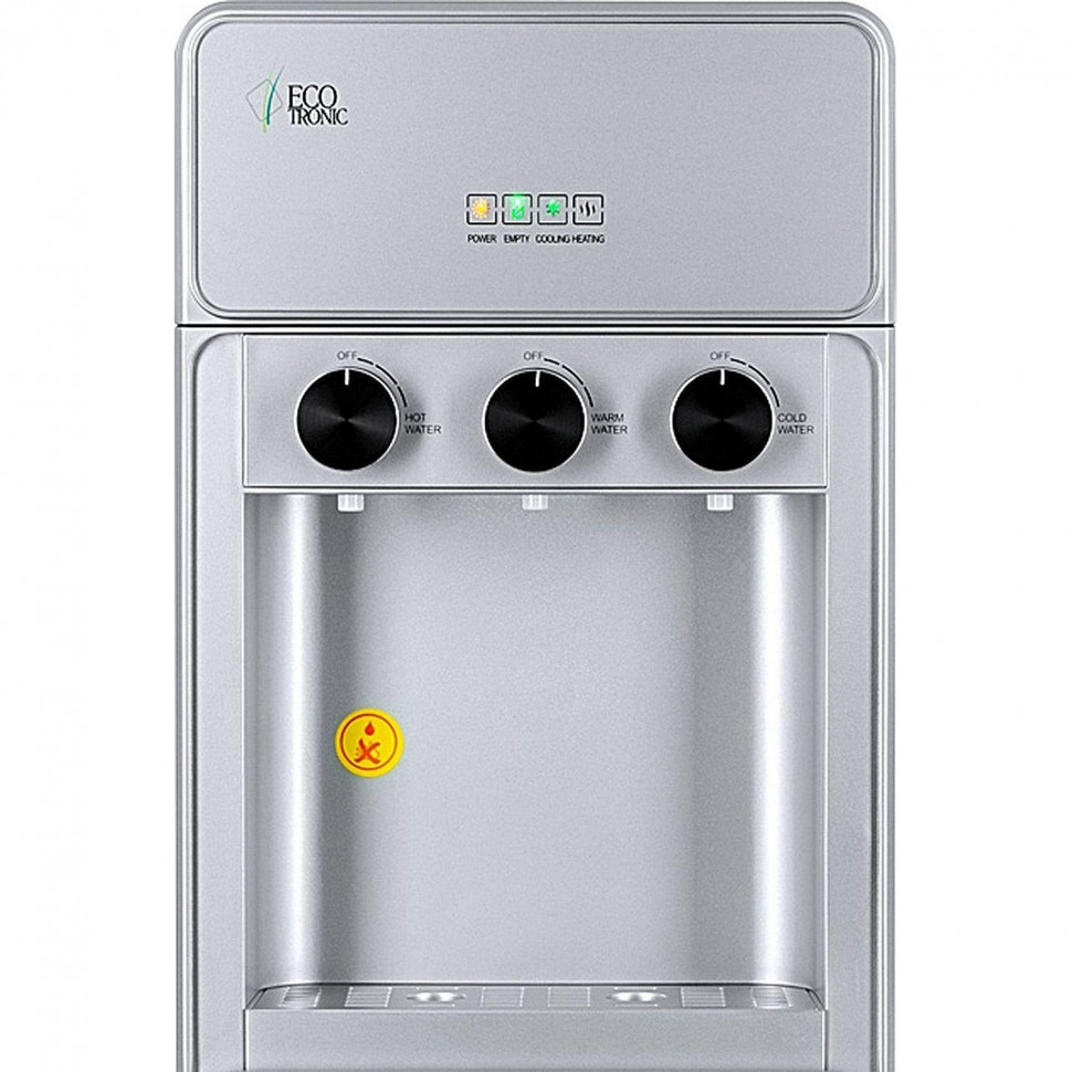 Кулер Ecotronic K42-LXE full silver, напольный
