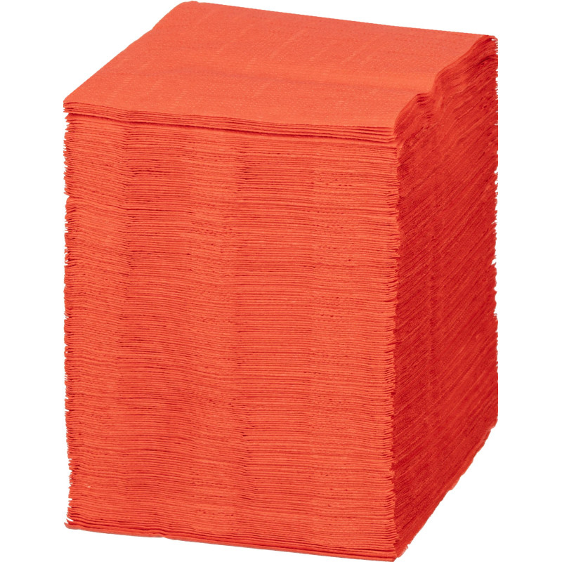 Салфетки бумажные Luscan Profi Pack 1сл24х24 красные400шт/уп