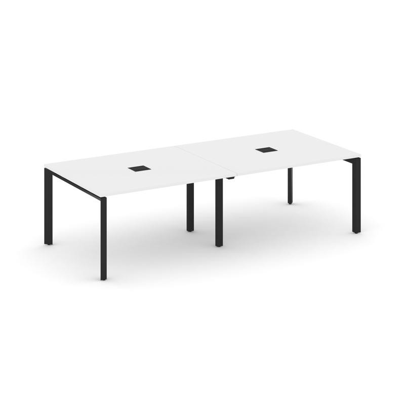 Style Project Стол переговорный SN-59P.SPRG-042 Белый/Металл Черный 2360*1180*750