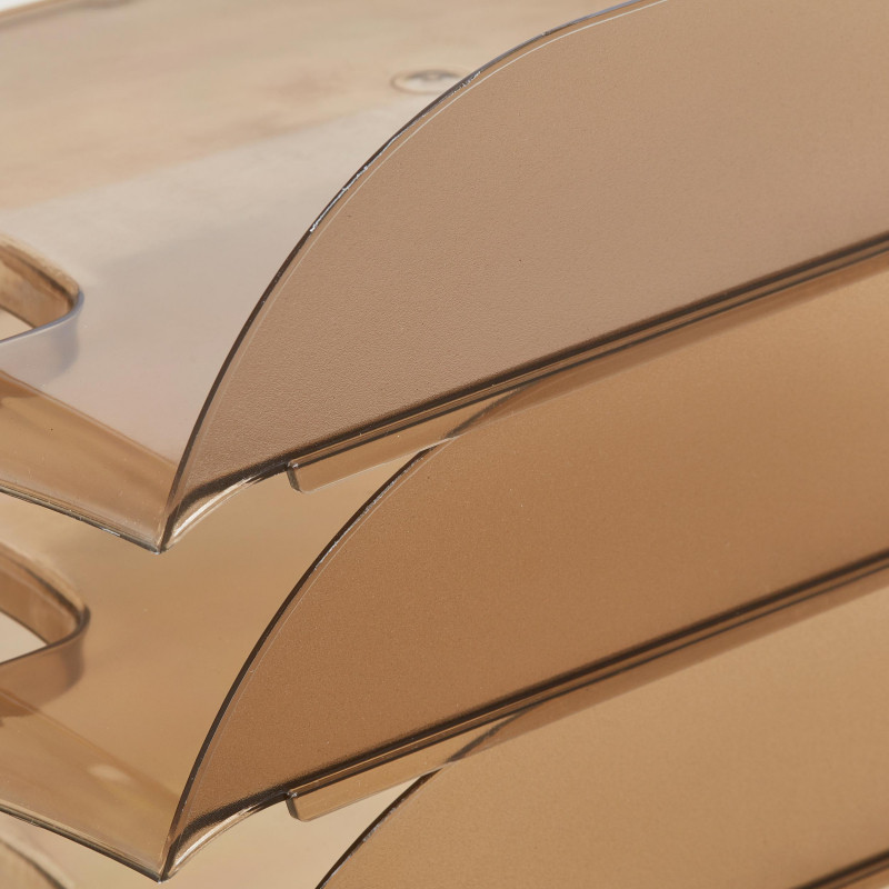 Лоток горизонтальный ATTAСHE, тонированный 4шт/упаковке