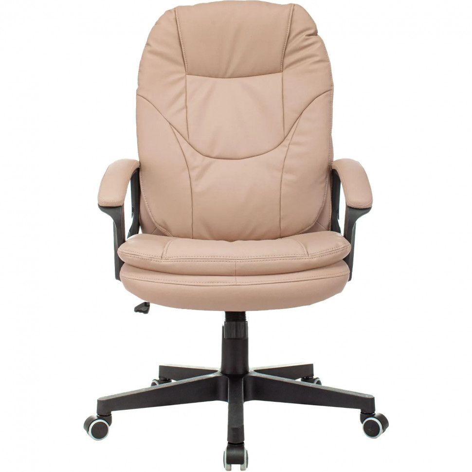Кресло VB_Бюрократ CH-868N бежевый эко.кожа крестов. пластик