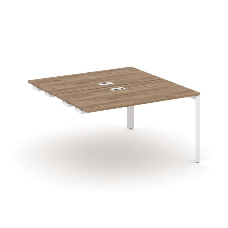 Style Project Стол-приставка к опор. элем. SN-59P.DPRS-021 Дуб Табак/Металл Белый/Белый Заглушка 980