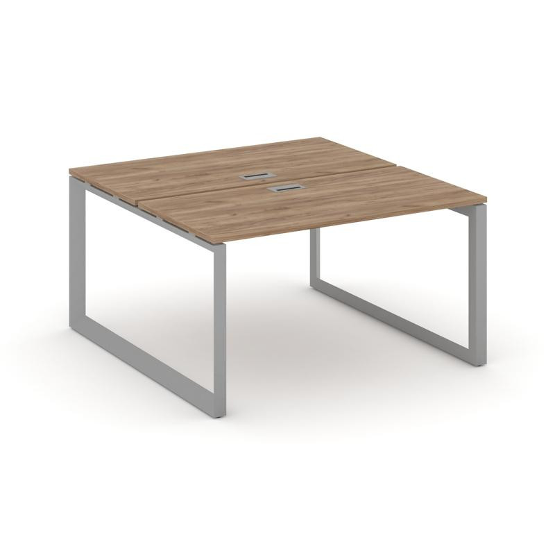 Style Project Рабочая станция двухсторонняя SN-59O.DRS-002 Дуб Табак/Металл Серый/Серебро Заглушка 1