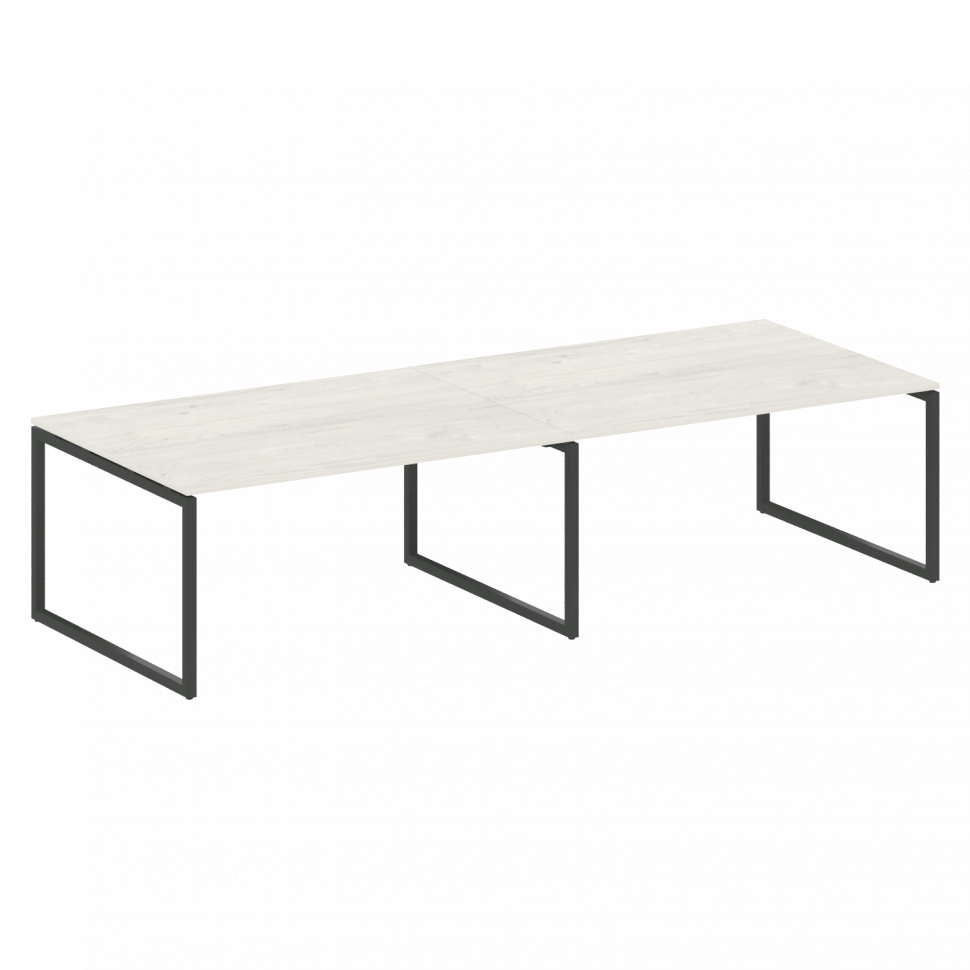 Metal System Quattro Перег. стол (2 столешницы) на О-образном м/к 40БО.ПРГ-2.4 Дуб Наварра/Металл Ан Metal System Quattro Перег. стол (2 столешницы) на О-образном м/к 40БО.ПРГ-2.4 Дуб Наварра/Металл Ан