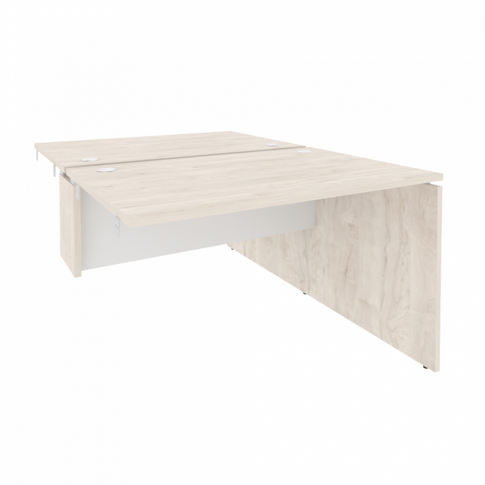 Onix Стол-приставка двойной к опорным элементам O.D.SPR-2.8 Денвер Светлый/Белый Бриллиант 1180*1635 Onix Стол-приставка двойной к опорным элементам O.D.SPR-2.8 Денвер Светлый/Белый Бриллиант 1180*1635